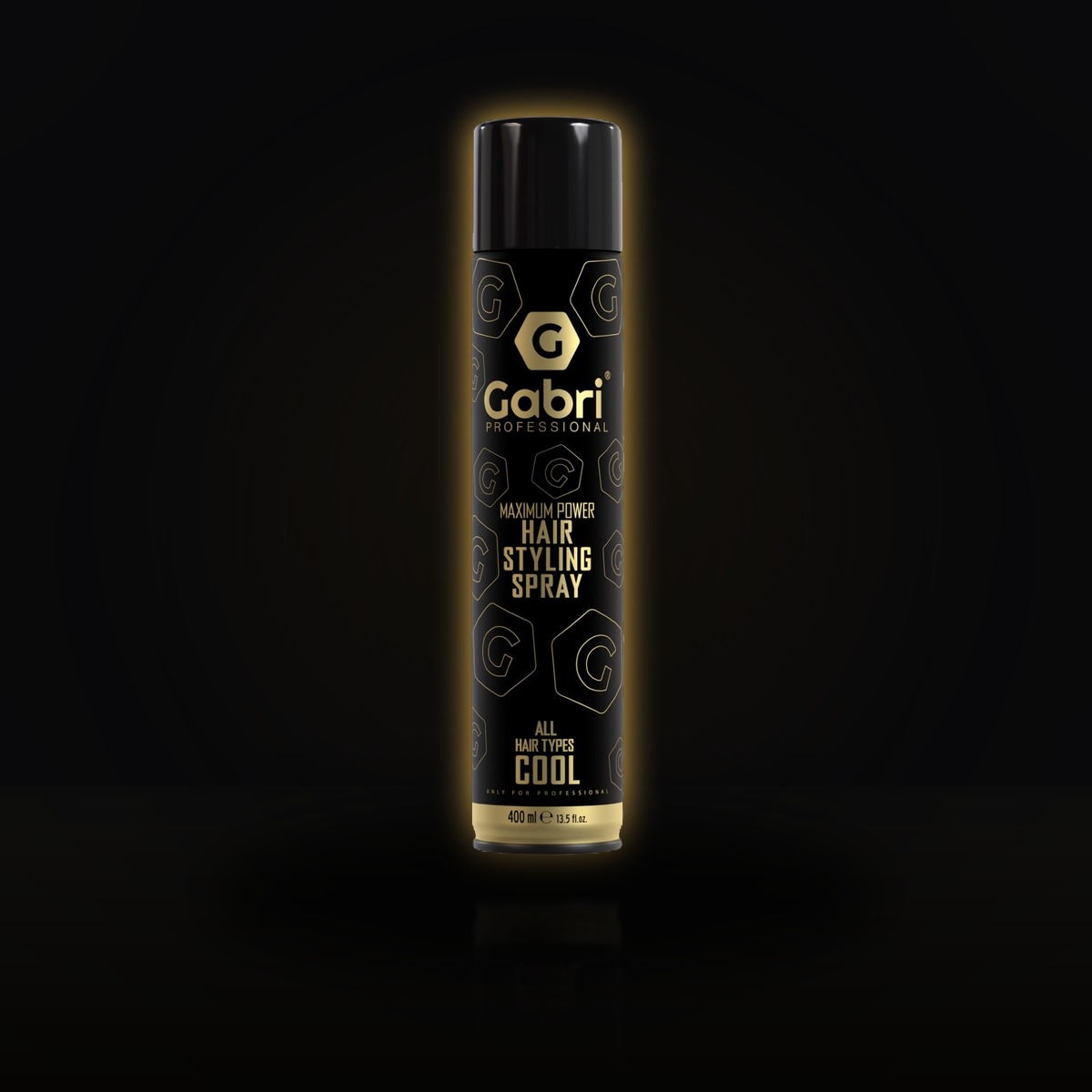 Gabri Professional Hair Styling Spray — Maximum Power Cool — hårprodukt hos ART Barbershop Lillestrøm